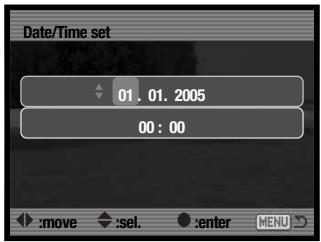 KONICA MINOLTA DIMAGE X1 - SETTING THE DATE AND TIME - 5