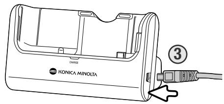 KONICA MINOLTA DIMAGE X1 - CONNECTING THE CAMERA TO A COMPUTER - 1