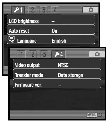 KONICA MINOLTA DIMAGE X1 - NAVIGATING THE SETUP MENU - 8