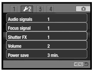 KONICA MINOLTA DIMAGE X1 - NAVIGATING THE SETUP MENU - 9