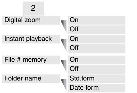 KONICA MINOLTA DIMAGE X20 - NAVIGATING THE RECORDING-MODE MENU - 10