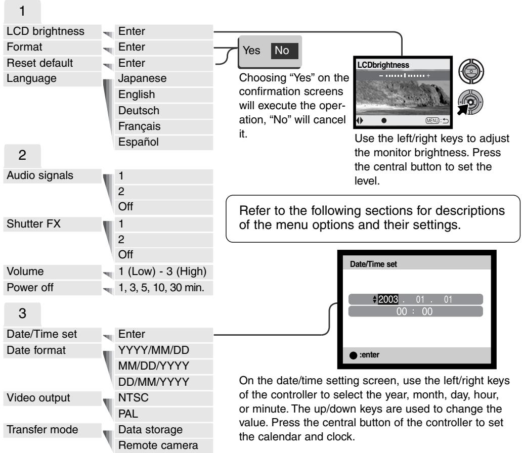 KONICA MINOLTA DIMAGE X20 - NAVIGATING THE SETUP MENU - 7