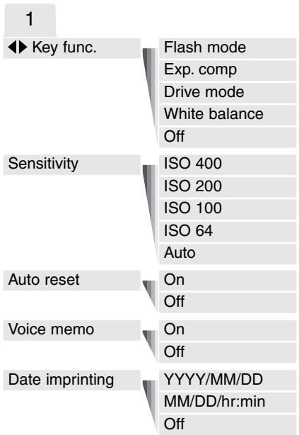 KONICA MINOLTA DIMAGE X20 - NAVIGATING THE RECORDING-MODE MENU - 9