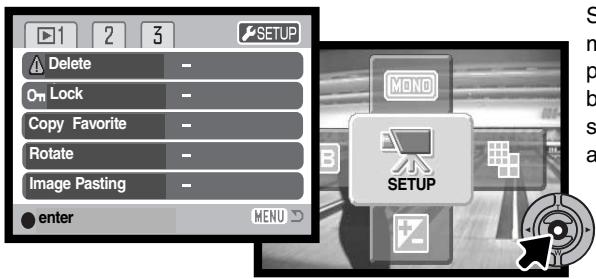 KONICA MINOLTA DIMAGE X20 - NAVIGATING THE SETUP MENU - 1