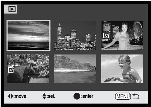 KONICA MINOLTA DIMAGE X20 - FRAME-SELECTION SCREEN - 1