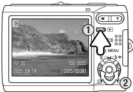 KONICA MINOLTA DIMAGE X60 - MODE LECTURE - OPÉRATIONS DE BASE - 1