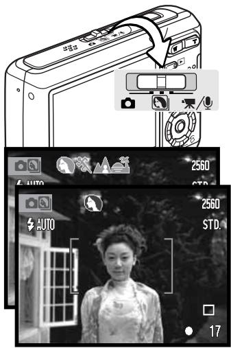 KONICA MINOLTA DIMAGE X60 - SÉLECTION AUTOMATIQUE D'UN PROGRAMME-RÉSULTAT - 1