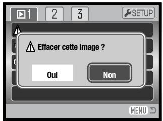 KONICA MINOLTA DIMAGE X60 - L'effacement supprime définitivement le fichier-image ou audio. Une fois effacé, un fichier ne peut être récupéré. Procéder avec prudence ! - 1