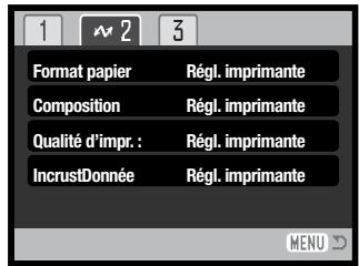 KONICA MINOLTA DIMAGE X60 - NAVIGATION DANS LE MENU PICTBRIDGE - 9