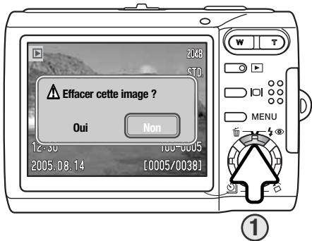 KONICA MINOLTA DIMAGE X60 - EFFACEMENT D'UNE VUE INDIVIDUELLE - 3