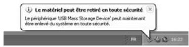 KONICA MINOLTA DIMAGE X60 - Retirer USB Mass Storage Device - Lecteur (E:) en toute sécurité - 6