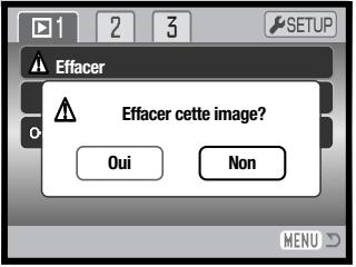 KONICA MINOLTA DIMAGE XG - L'effacement supprime définitivement le fichier image ou audio. Une fois effacé, un fichier ne peut être récupéré. L'effacement des fichiers doit se faire avec discernement. - 1