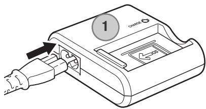 KONICA MINOLTA DIMAGE XG - CHARGEMENT DE LA BATTERIE LITHIUM-ION - 1