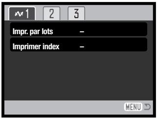 KONICA MINOLTA DIMAGE XG - NAVIGATION DANS LE MENU PICTBRIDGE - 7