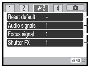 KONICA MINOLTA DIMAGE Z20 - Navigating the setup Menu - 10