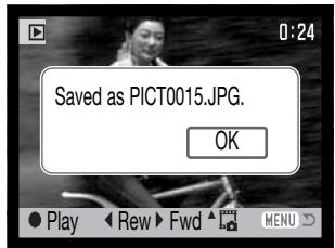 KONICA MINOLTA DIMAGE Z20 - Capturing a movie frame - 6