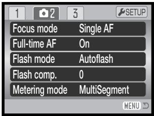 KONICA MINOLTA DIMAGE Z20 - Navigating the recording menus - 17