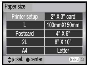 KONICA MINOLTA DIMAGE Z20 - Paper size - 2