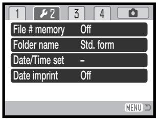 KONICA MINOLTA DIMAGE Z20 - File number (#) memory - 1