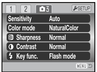KONICA MINOLTA DIMAGE Z5 - Custom Key function - 1