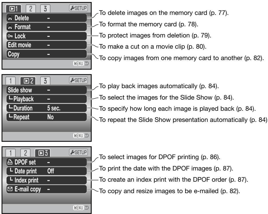 KONICA MINOLTA DIMAGE Z5 - Navigating the playback menu - 8
