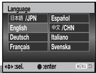 KONICA MINOLTA DIMAGE Z5 - Setting the Menu language - 3