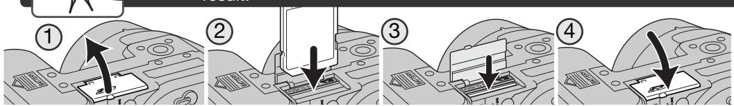 KONICA MINOLTA DIMAGE Z5 - Changing the memory card - 2