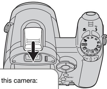 KONICA MINOLTA DIMAGE Z5 - Attaching an accessory flash - 1