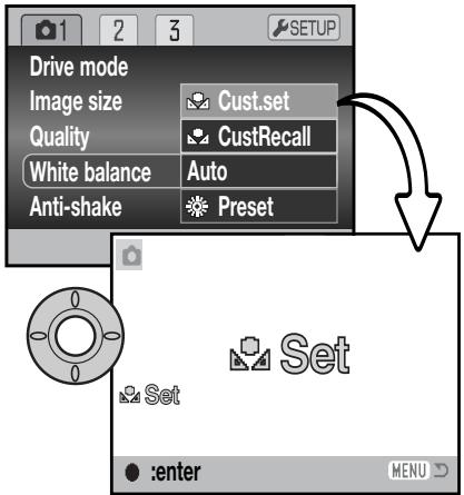 KONICA MINOLTA DIMAGE Z5 - Custom White Balance - 1