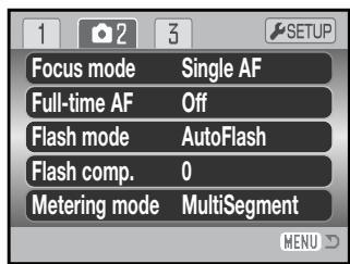 KONICA MINOLTA DIMAGE Z5 - Navigating the recording menus - 14