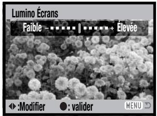 KONICA MINOLTA DIMAGE Z3 - Réglage de la luminosité de l'écran - 4