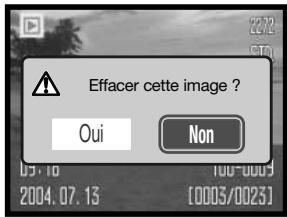 KONICA MINOLTA DIMAGE Z3 - Suppression d'une image individuelle - 4