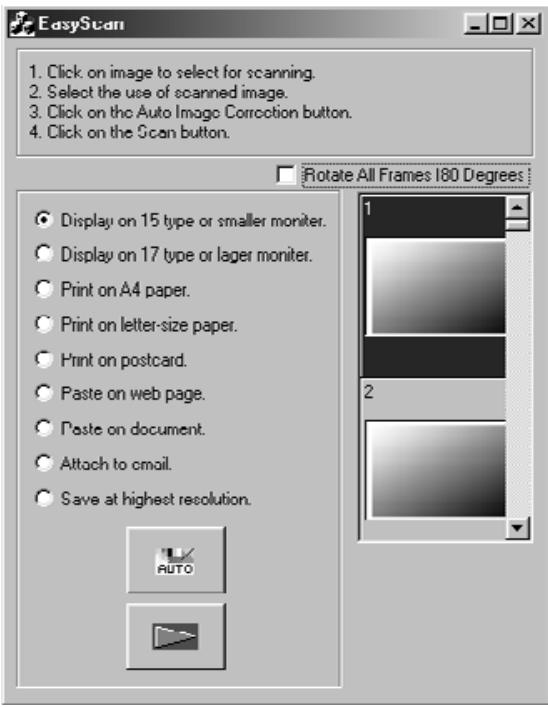 KONICA MINOLTA SCAN DUAL II - Setting the usage - 1