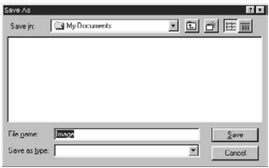 KONICA MINOLTA SCAN DUAL II - Select the file type from the drop-down list. - 1