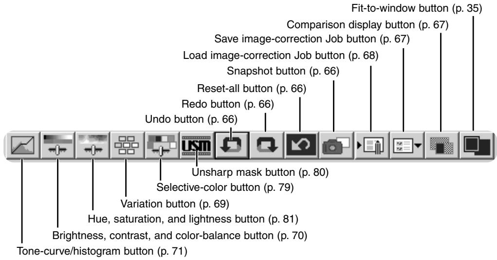 KONICA MINOLTA SCAN DUAL III - Main window and image-correction tab - 2