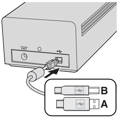 KONICA MINOLTA SCAN DUAL III - Connecting the USB cable - 1