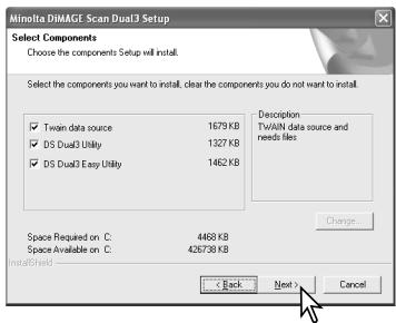 KONICA MINOLTA SCAN DUAL III - Installing the utility software - Windows - 5