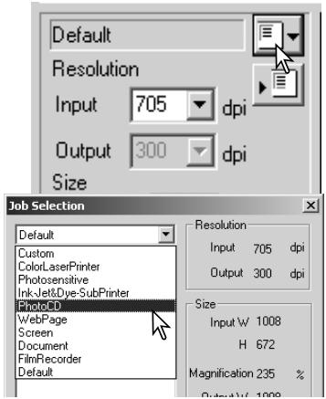 KONICA MINOLTA SCAN DUAL III - Making the final scan using Jobs - 2