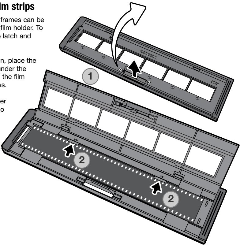 KONICA MINOLTA SCAN DUAL IV - Loading 35mm film strips - 1