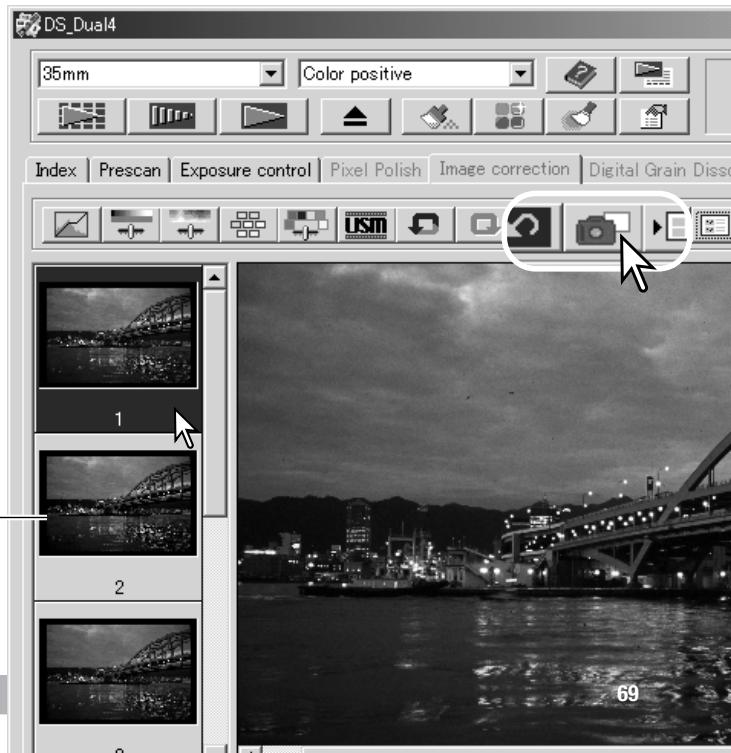 KONICA MINOLTA SCAN DUAL IV - Tracking image corrections - Snapshot button - 1