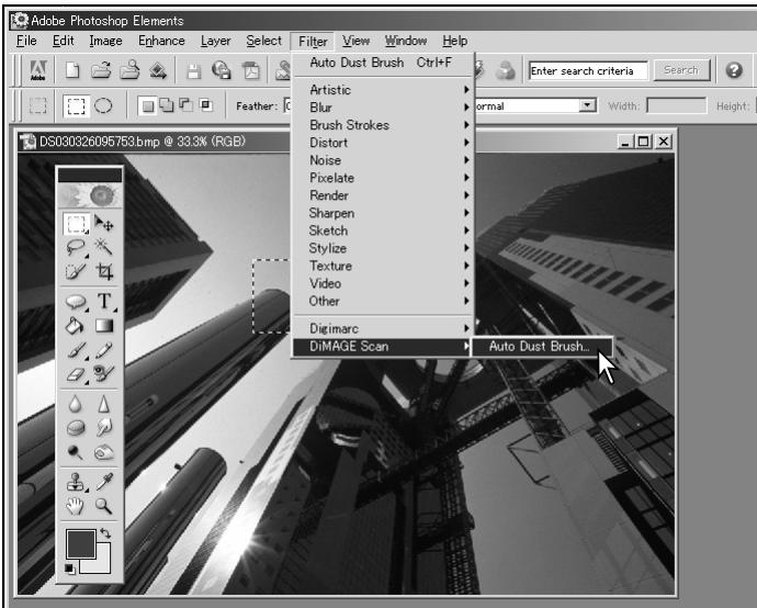 KONICA MINOLTA SCAN DUAL IV - Using the Auto Dust Brush plug-in - 2