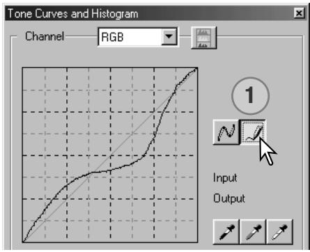KONICA MINOLTA SCAN DUAL IV - Drawing tone curves by freehand - 1