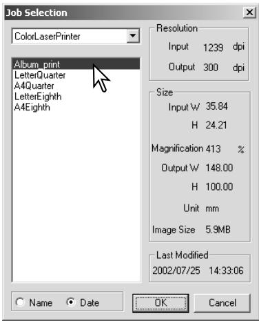 KONICA MINOLTA SCAN DUAL IV - Deleting a Job - 2