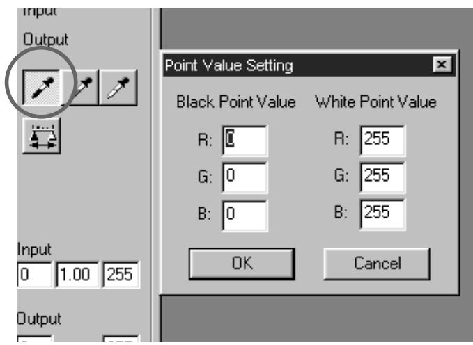 KONICA MINOLTA SCAN MULTI II SOFTWARE - Specifying the Black point - 1