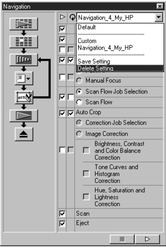 KONICA MINOLTA SCAN MULTI II SOFTWARE - DELETING A NAVIGATION SET - 1