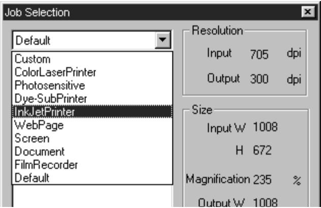 KONICA MINOLTA SCAN MULTI II SOFTWARE - LOADING A JOB - 2