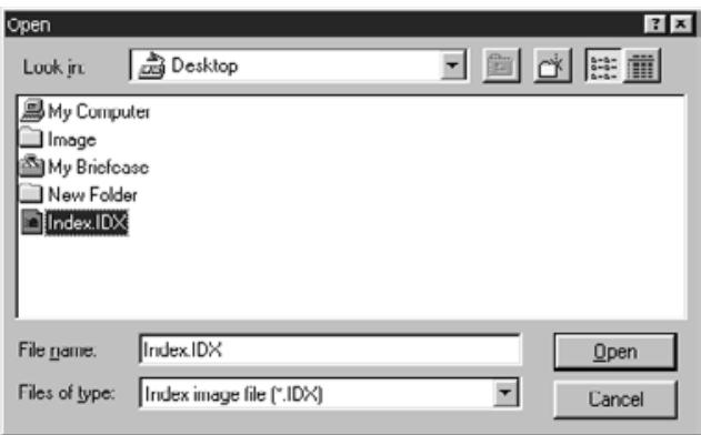 KONICA MINOLTA SCAN MULTI II SOFTWARE - Click on Index Load button - 1
