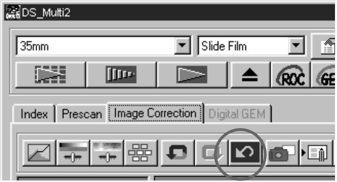 KONICA MINOLTA SCAN MULTI II SOFTWARE - DELETING THE IMAGE CORRECTION (DELETING ALL THE IMAGE CORRECTION) - 1