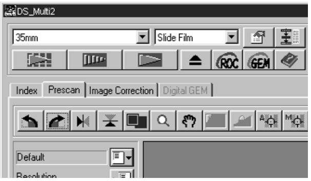 KONICA MINOLTA SCAN MULTI II SOFTWARE - MAKING A PRESCAN - 1