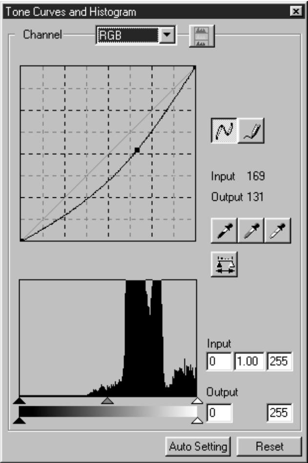 KONICA MINOLTA SCAN MULTI II SOFTWARE - CORRECTING THE TONE CURVES - 1